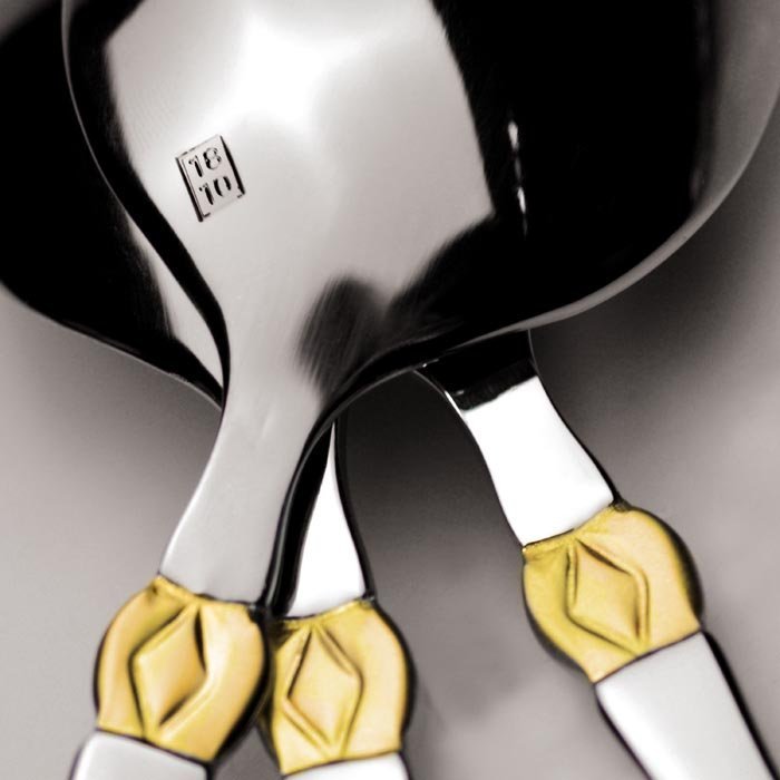 Набор столовых приборов Aura Gold, 24 пр.