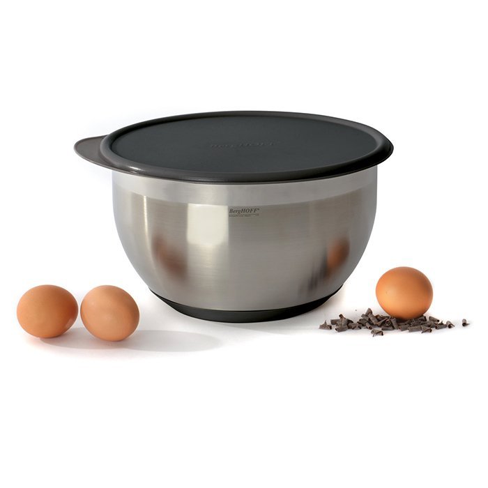Миска c силиконовой крышкой, 16 см, 1,5 л
