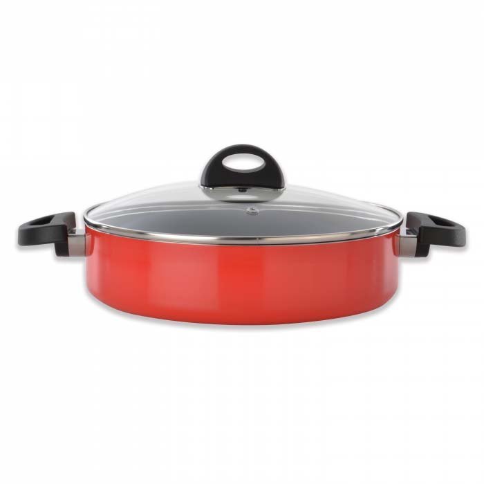 Сотейник ESSENTIALS ECLIPSE с крышкой и 2-я ручками, красный, диам. 26 см, 3,2 л Сотейник ESSENTIALS ECLIPSE с крышкой и 2-я ручками, красный, диам. 26 см, 3,2 л