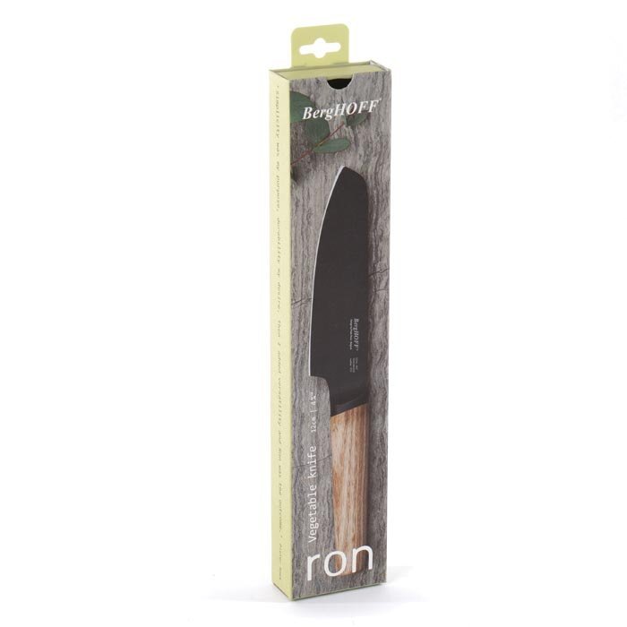 Нож для овощей с деревянной ручкой RON, с покрытием, 12 см Нож для овощей с деревянной ручкой RON, с покрытием, 12 см