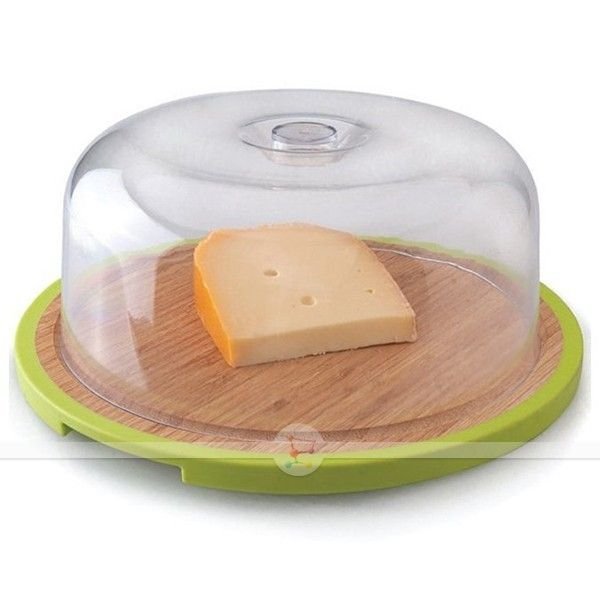Доска бамбуковая с пластиковой крышкой Berghoff 33 см 1101743