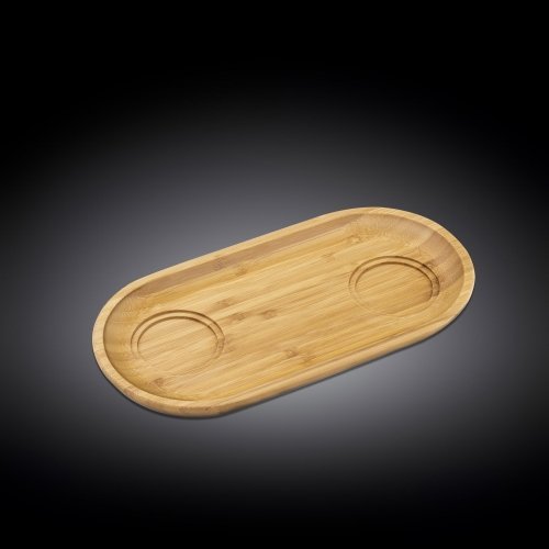 Овальная тарелка 30.5 x 15 cm бамбук WL-771122 / A Овальная тарелка 30.5 x 15 cm бамбук WL-771122 / A