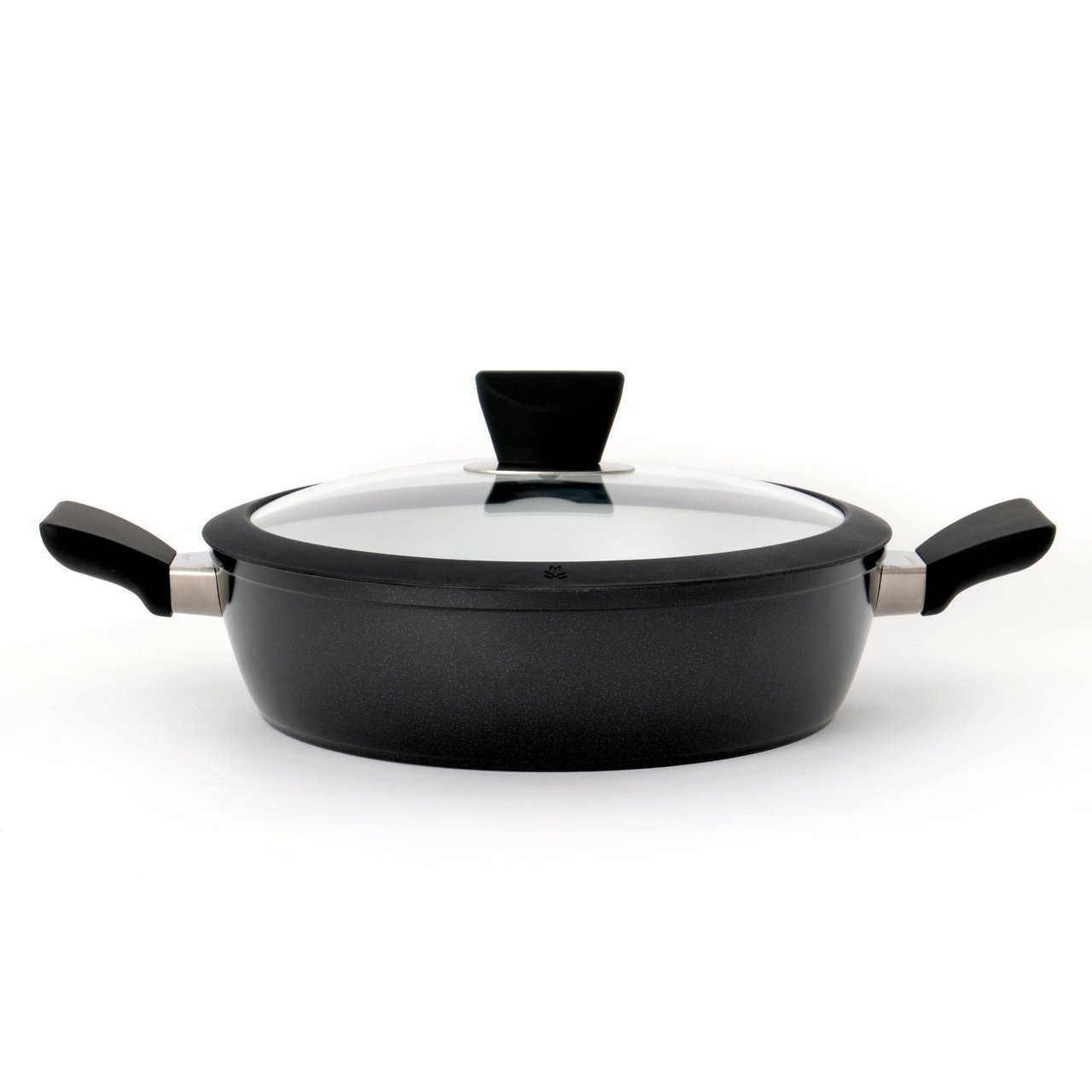 Сотейник с 2мя ручками с крышкой 26см 3,3л Eclipse black and white