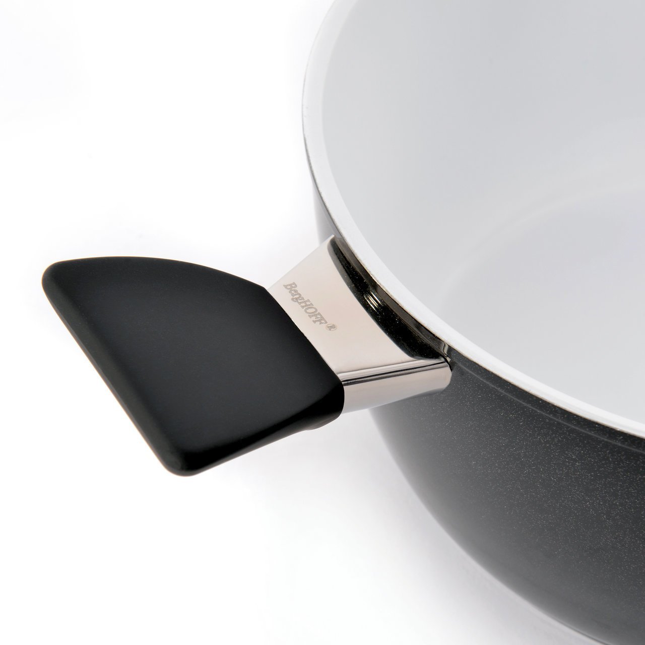 Сотейник с 2мя ручками с крышкой 26см 3,3л Eclipse black and white