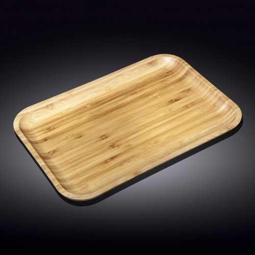 Тарелка  35.5 cm x 25.5 cm бамбук WL-771056 / A